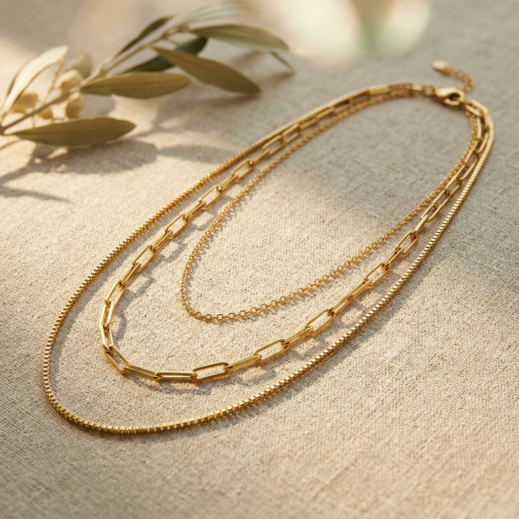 Noor Trio Layered Chain