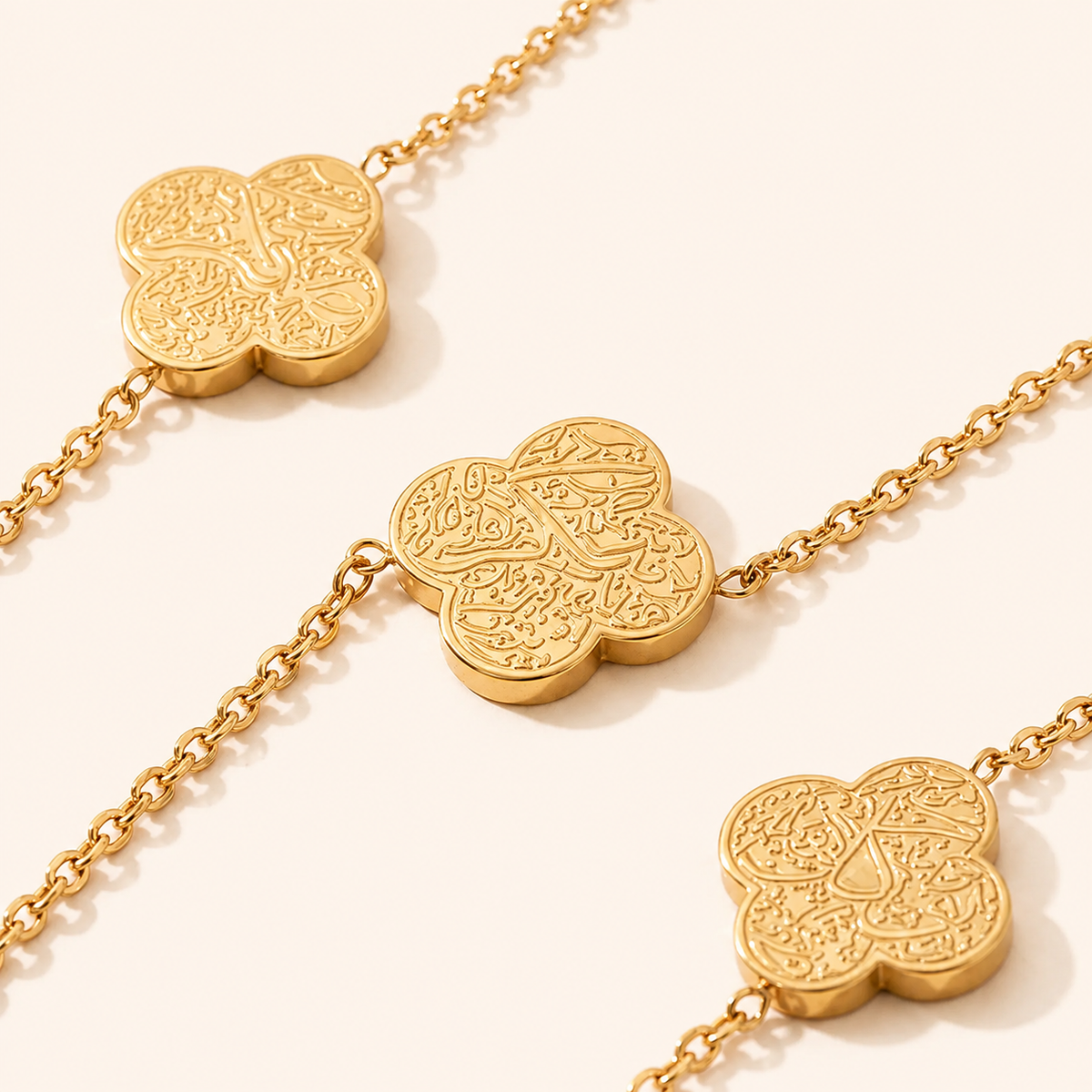 Rawdat Al-Qalb Trio Necklace