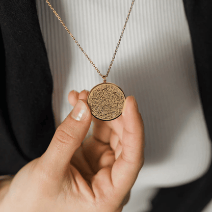 Engraved Calligraphy Necklace | Women