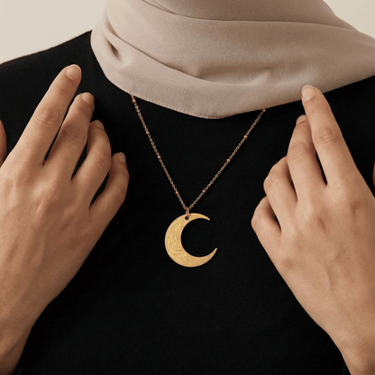 Noor Crescent Necklace