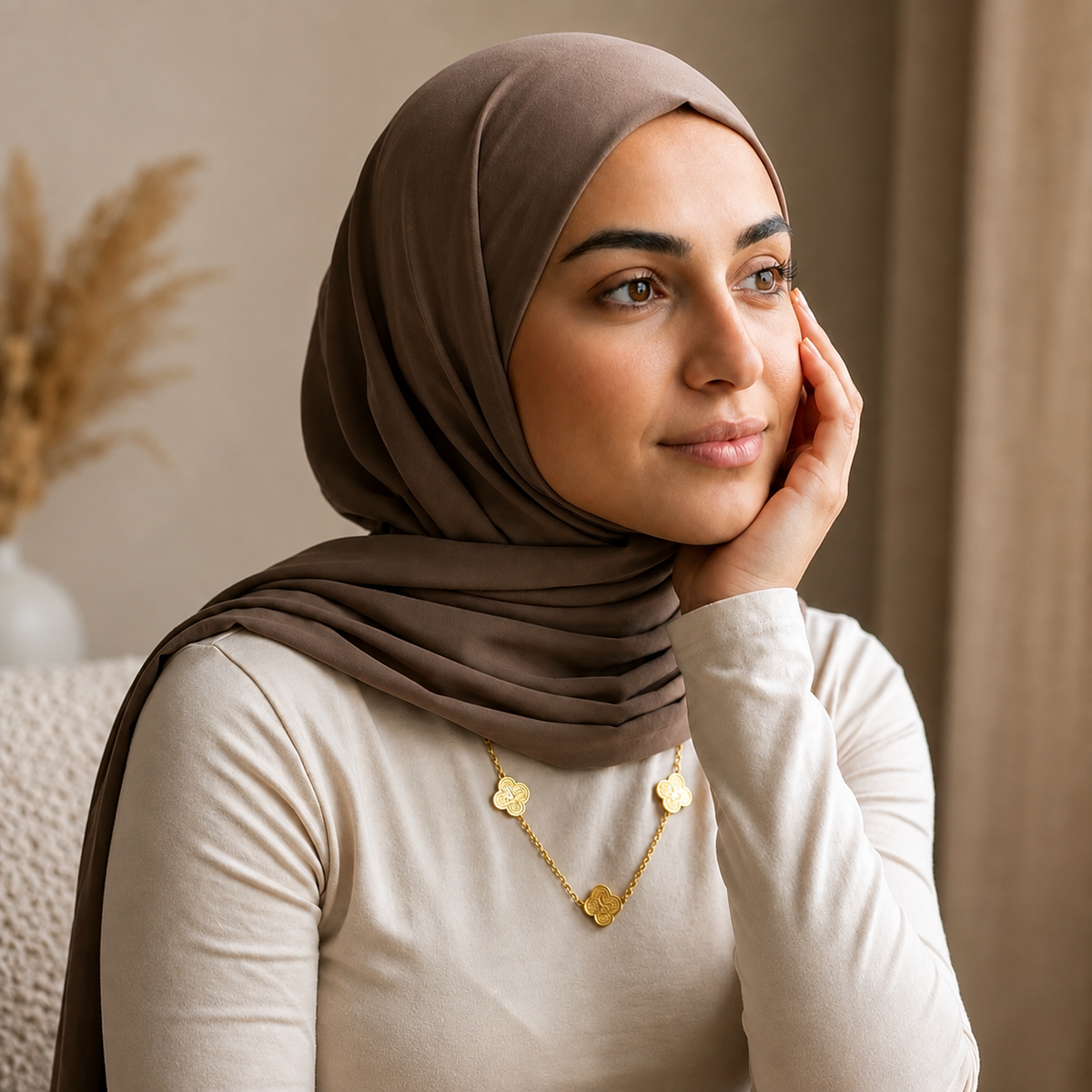 Rawdat Al-Qalb Trio Necklace