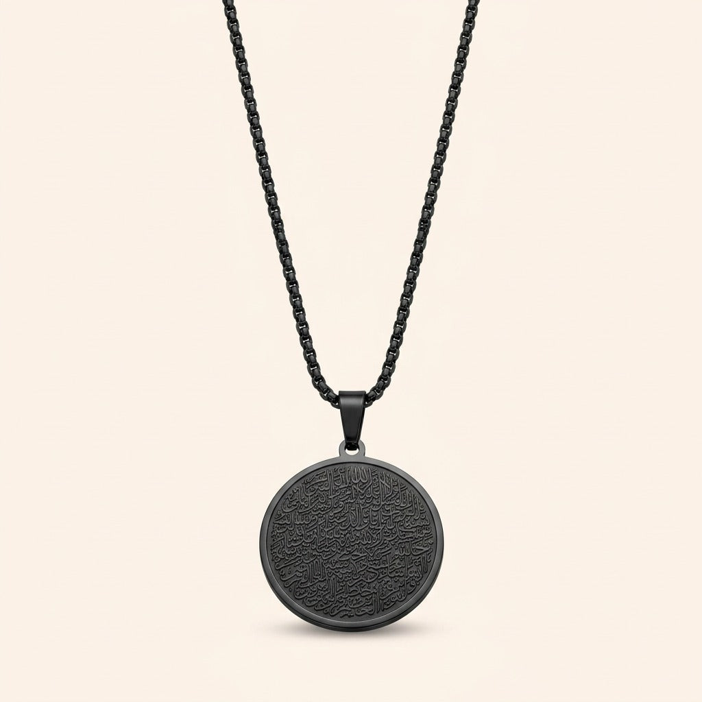 Engraved Calligraphy Necklace | Men