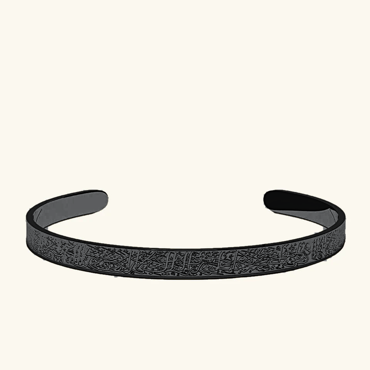 Engraved Calligraphy Cuff | Men