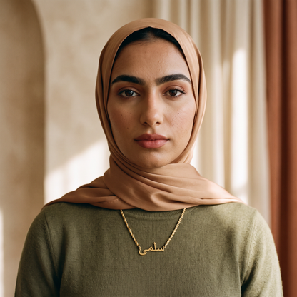 Custom Name Necklace 18k – Rope Chain