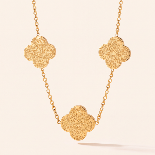 Rawdat Al-Qalb Trio Necklace