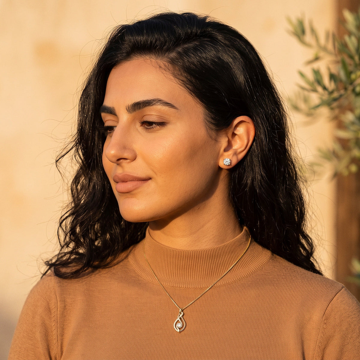 The Noor Moissanite Set