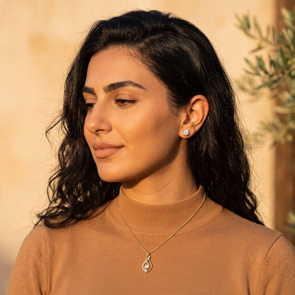 The Noor Moissanite Set