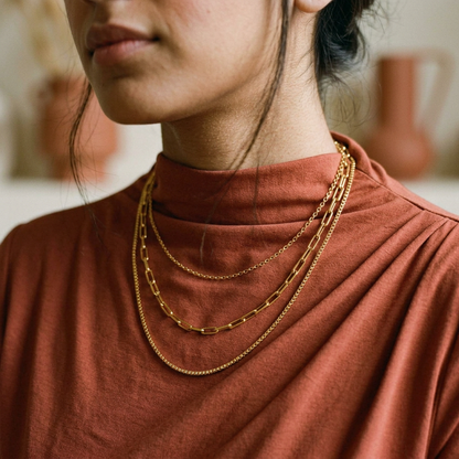 Noor Trio Layered Chain