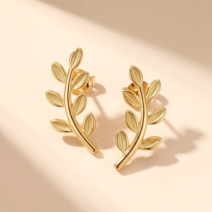 Olive Branch Earrings