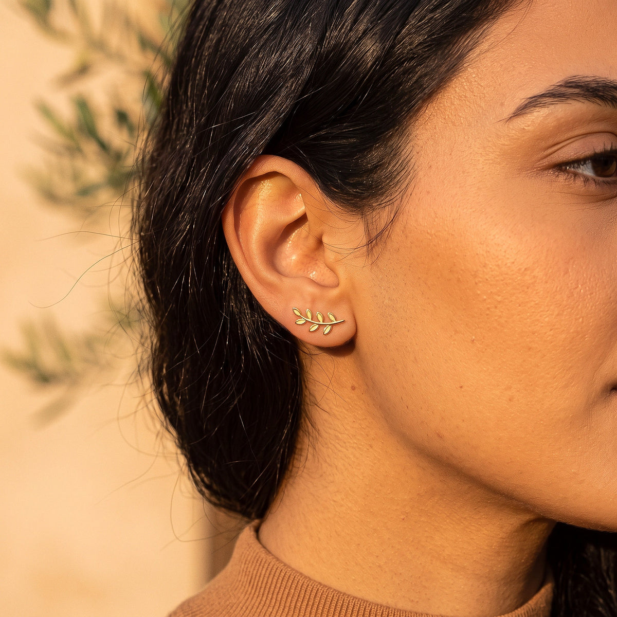 Olive Branch Earrings