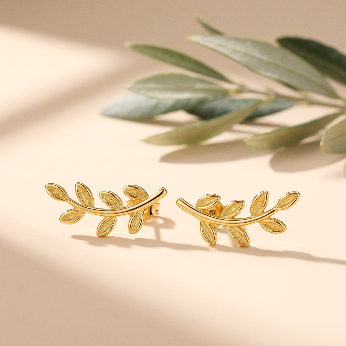 Olive Branch Earrings
