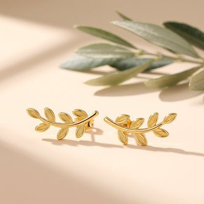 Olive Branch Earrings