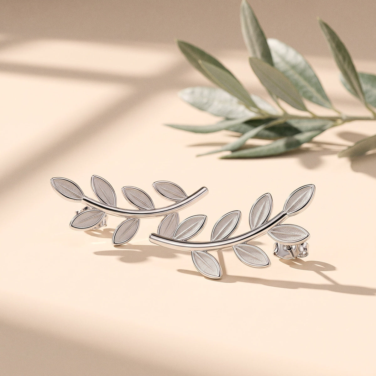 Olive Branch Earrings